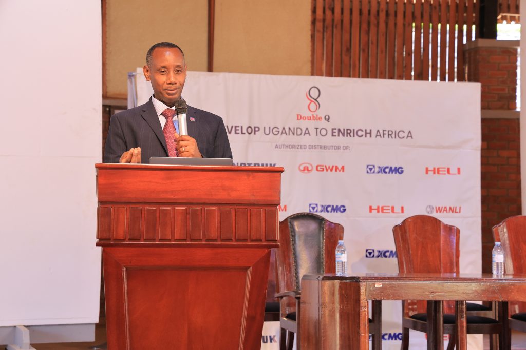 Uganda Christian University Vice Chancellor addressing students during the engagement