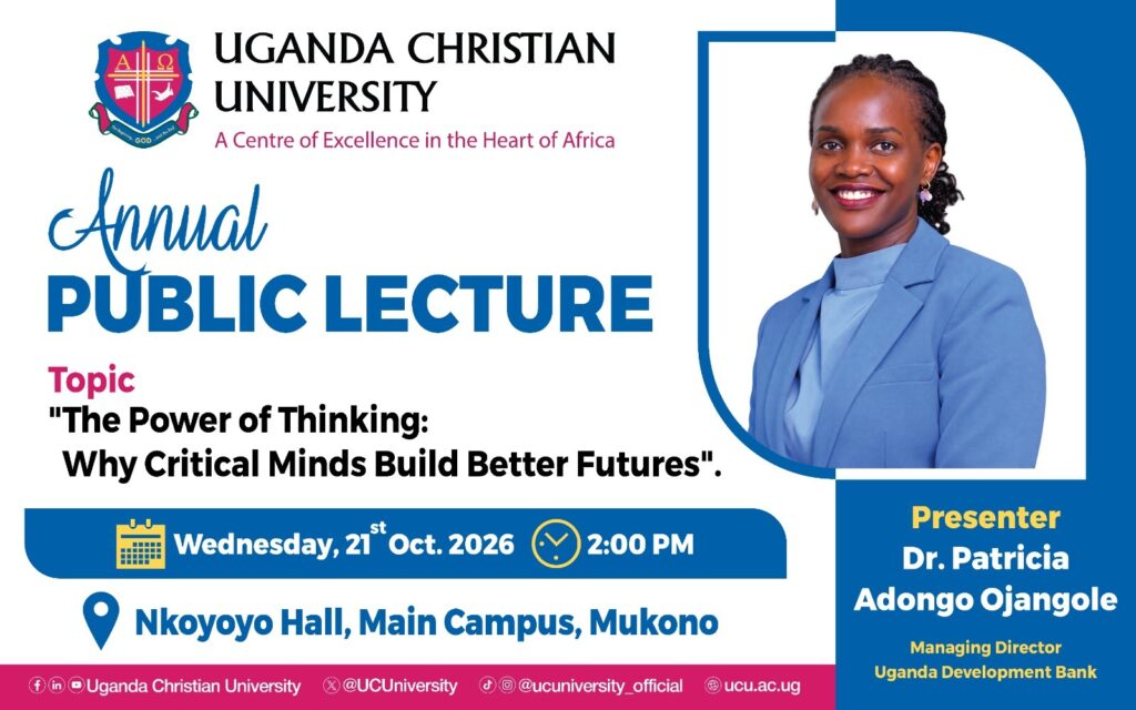 UCU 27TH PUBLIC LECTURE