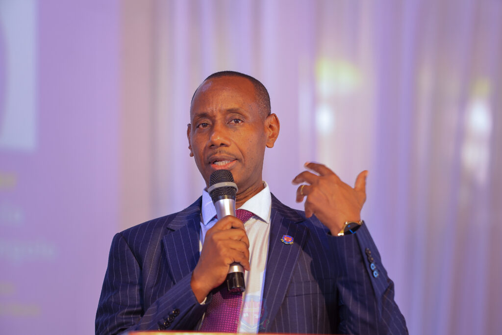 UCU Vice Chancellor addressing the congregation during the Public Lecture